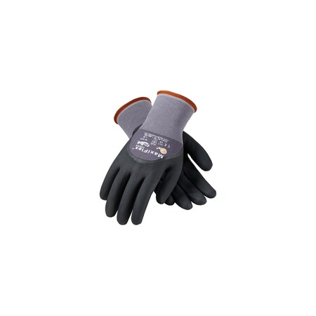 Pip MAXIFLEX ULTIMATE, 15G GRY.NYLON SHELL BLK. 3/4, PK 144 34-875/XS